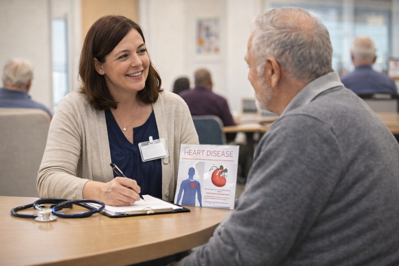 Reduce death rate from heart disease